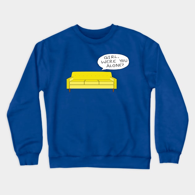 CouchFic! Crewneck Sweatshirt by Girl Were You Alone Podcast